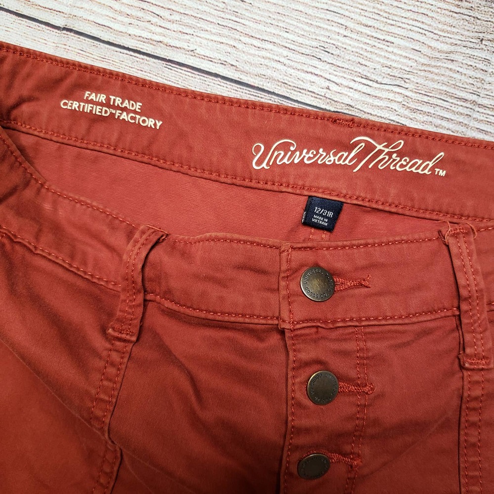 Universal Thread Rust Button Fly Fair Trade Certi… - image 4